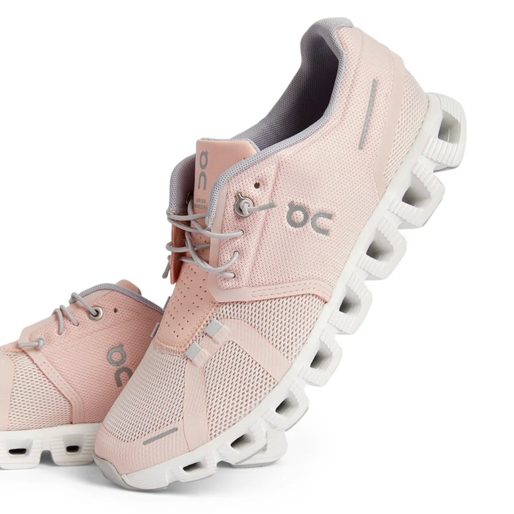 On Running Women's Sneakers in Soft Pink and White
